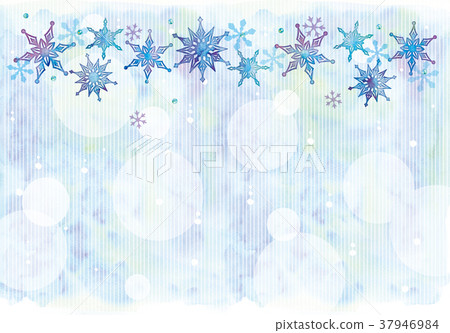 Snow crystal illustration 37946984