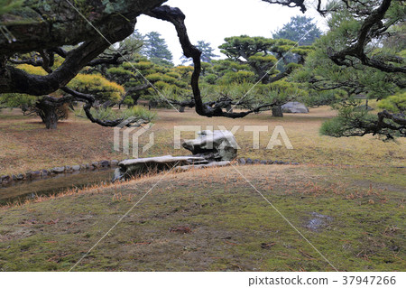 Kuribayashi公園在冬天,“Saiko”在南花園 Kuribayashi公園在冬天,“Saiko”在南花園 37947266