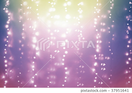 Shiny hearts and abstract lights background Shiny hearts and abstract lights background 37951641