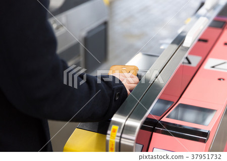 Station ticket gate photography cooperation "Keio Electric Railway Co., Ltd." 37951732