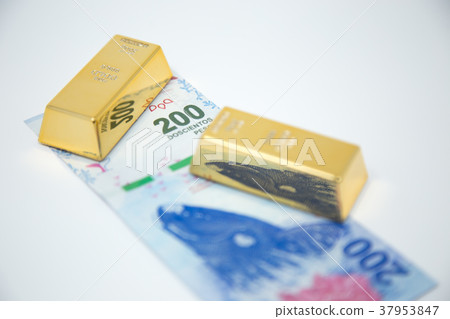 argentine money with white background 37953847