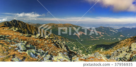 Mountain landscape-panorama Mountain landscape-panorama 37956935