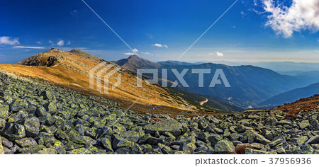 Mountain landscape-panorama Mountain landscape-panorama 37956936