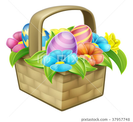 Easter Egg Hunt Basket Hamper Easter Egg Hunt Basket Hamper 37957748