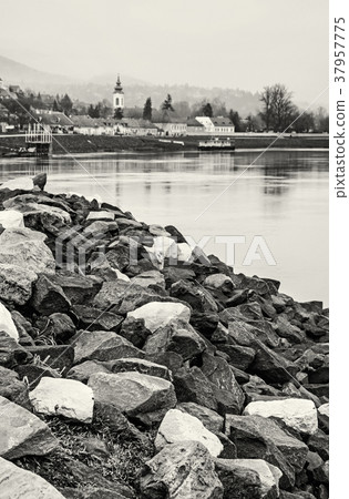 Scenery of Szentendre, Hungary, colorless 37957775
