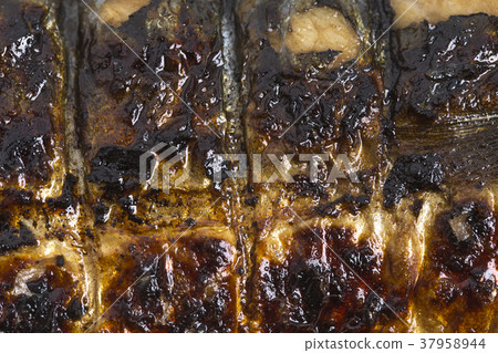 Baked mackerel. 37958944