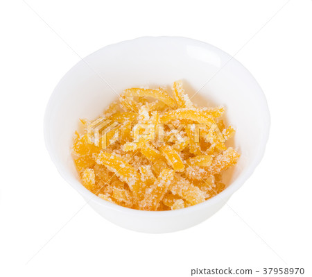 Candied orange zest. Candied orange zest. 37958970