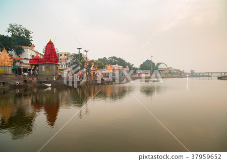 Ujjain cityscape from river Ujjain cityscape from river 37959652