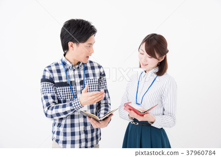 休閒商務男人和女人 休閒商務男人和女人 37960784