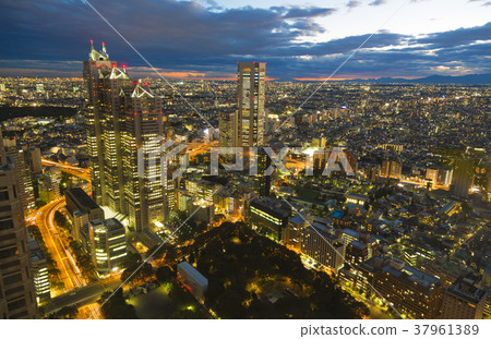 Tokyo scenery Night view 37961389