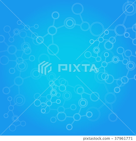 Design science concept. Vector molecule background Design science concept. Vector molecule background 37961771
