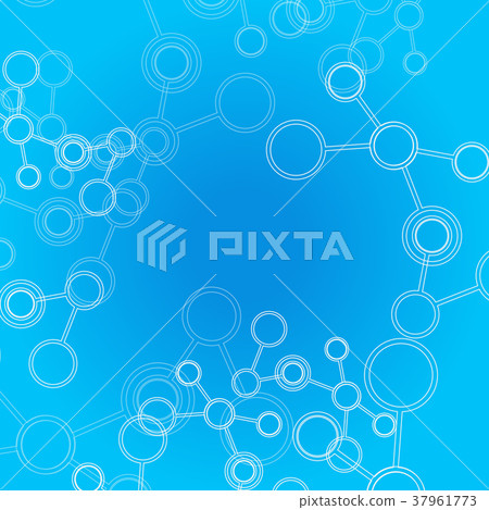 Design science concept. Vector molecule background Design science concept. Vector molecule background 37961773