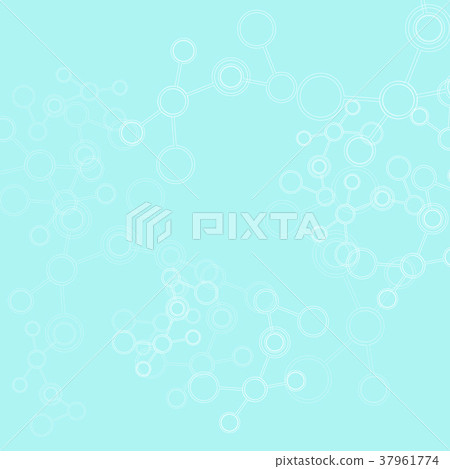Design science concept. Vector molecule background Design science concept. Vector molecule background 37961774