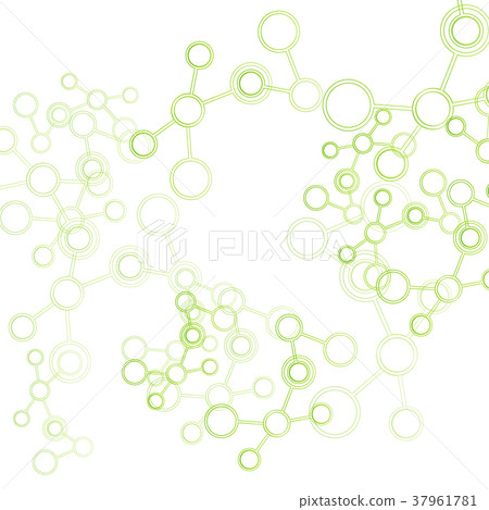 Design science concept. Vector molecule background Design science concept. Vector molecule background 37961781