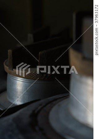 A stove in an old Japanese house A stove in an old Japanese house 37963172