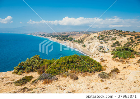 Kommos, sandy beach near Matala, Crete, Greece Kommos, sandy beach near Matala, Crete, Greece 37963871