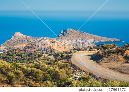 mountain landscape of Crete Island, Greece mountain landscape of Crete Island, Greece 37963872