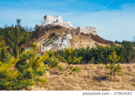 Ruins of Rabsztyn castle near Krakow, Poland 37963883