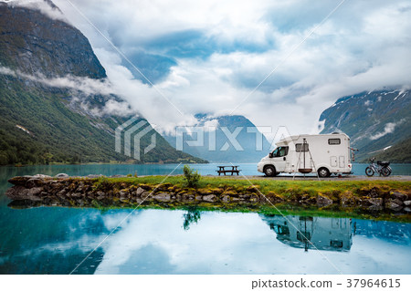 Family vacation travel , holiday trip in motorhome Family vacation travel , holiday trip in motorhome 37964615