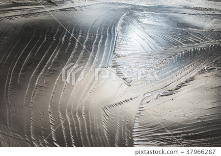 A puddle of frozen surface (freeze) A puddle of frozen surface (freeze) 37966287