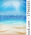 Sunny day with sand. EPS 10 37966885