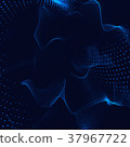 Abstract particles background.  37967722