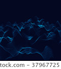 Fractal waves digital area 37967725