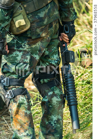 Soilder ready for war combat Soilder ready for war combat 37968558