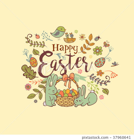 Cute Easter banner 37968641