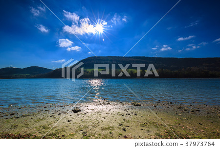 Bieszczady Mountains and Lake Solina 37973764
