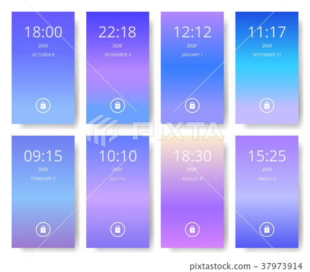 Set of modern user interface, ux, ui screen - Stock Illustration ...