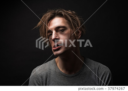 Crazy man under the influence of dope Crazy man under the influence of dope 37974267