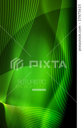 Smooth neon wave Smooth neon wave 37975615