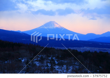 核桃和Kirigamine高原池塘的富士山 核桃和Kirigamine高原池塘的富士山 37975752