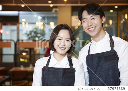 Restaurant, Waiter, Waitress, Occupation, Korean Restaurant, Waiter, Waitress, Occupation, Korean 37975889