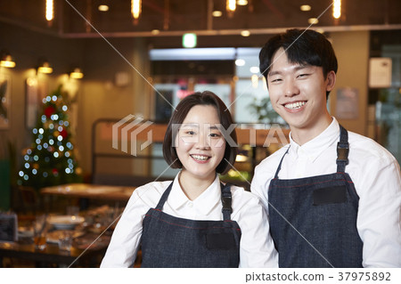 Restaurant, Waiter, Waitress, Occupation, Korean Restaurant, Waiter, Waitress, Occupation, Korean 37975892