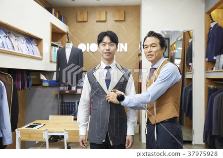 西裝，商人，客戶，時裝設計師，韓國 37975928