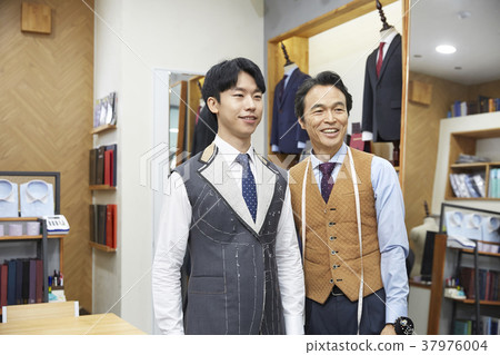 西裝，商人，客戶，時裝設計師，韓國 37976004