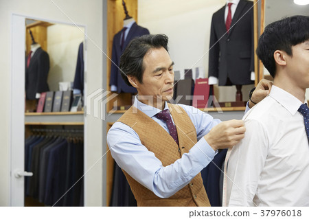 西裝，商人，客戶，時裝設計師，韓國 37976018