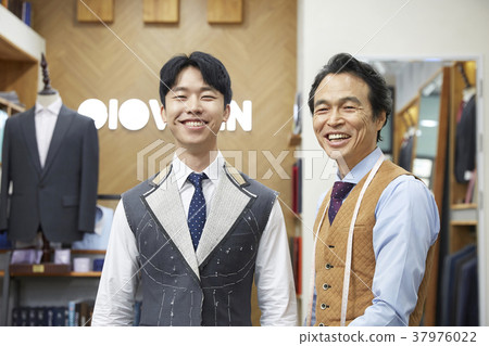 西裝，商人，客戶，時裝設計師，韓國 37976022
