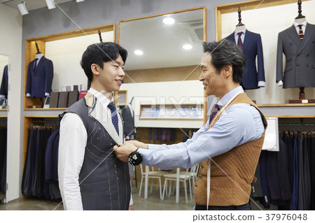 Suit, Businessman, Customer, Fashion Designer, Korean 37976048
