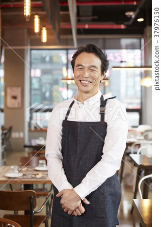 餐廳，服務員，韓國人 37976150