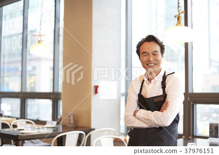 餐廳,服務員,韓國人 餐廳,服務員,韓國人 37976151