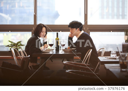 Restaurant, couple, lover, Korean Restaurant, couple, lover, Korean 37976176