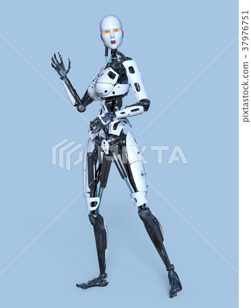 Female robot Female robot 37976751