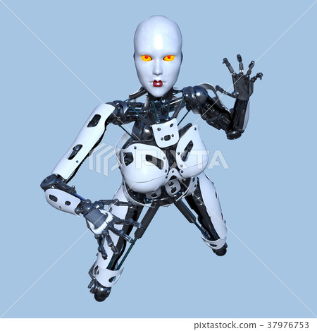 Female robot Female robot 37976753