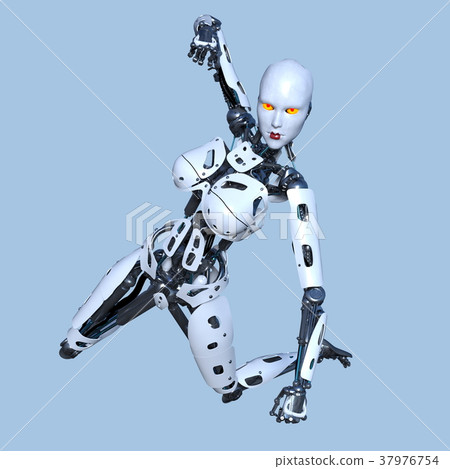 Female robot Female robot 37976754
