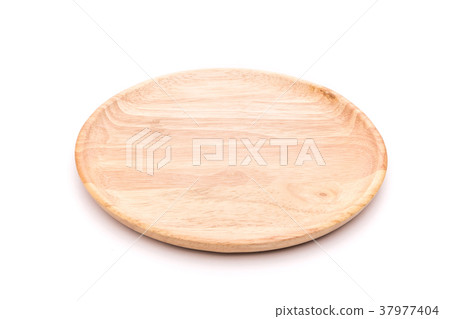 New empty wooden bowl. Studio shot isolated on white background New empty wooden bowl. Studio shot isolated on white background 37977404