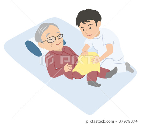 Grandpa to massage - Stock Illustration [37979374] - PIXTA