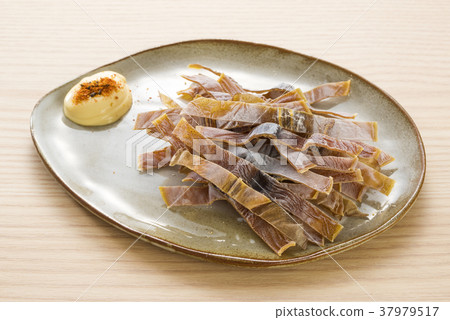 在板材的烏賊 在板材的烏賊 37979517